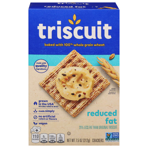 Triscuit Reduced Fat Crackers 7.5 oz - 6 Pack