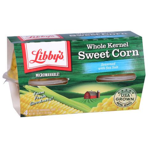 Libby's Microwavable Whole Kernel Sweet Corn 4