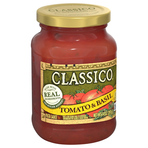 Classico Sauce Pasta Tomato & Basil 14 OZ
