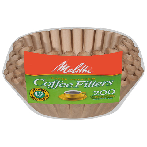 Melitta Coffee Filter Basket Brown 200 CT