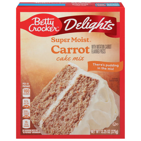 Betty Crocker Super Moist Carrot Cake Mix 13.25 OZ