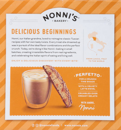Nonni's Biscotti Salted Caramel 6.72 OZ