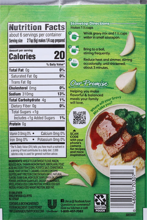 Knorr Classic Brown Gravy Mix 1.2 OZ