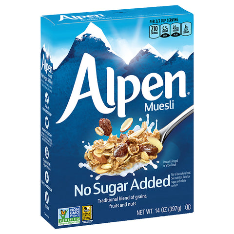 Alpen No Sugar No Salt Added Muesli 14 OZ