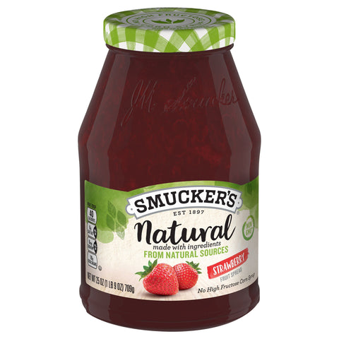 Smucker's Natural Strawberry Fruit Spread 25 OZ