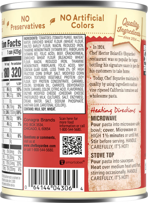 Chef Boyardee Mini Ravioli 15 OZ