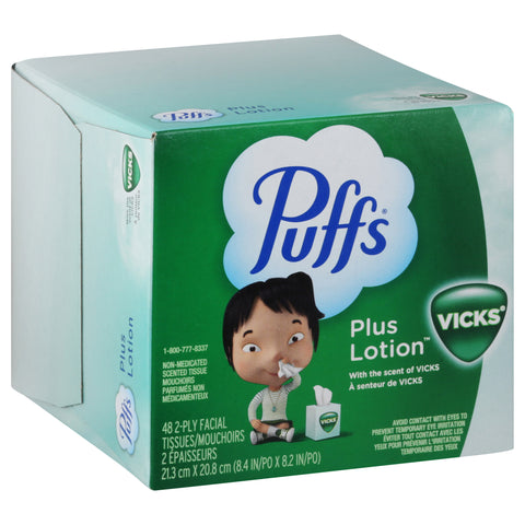 Puffs Plus Facial Tissues 48 CT