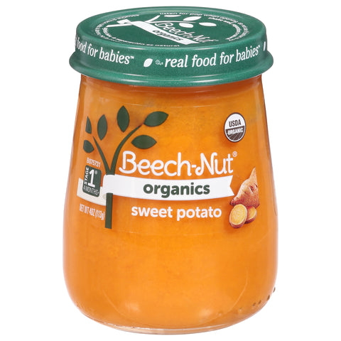Beech-Nut Organics Stage 1 (4 Months+) Sweet Potato 4 oz - 10 Pack