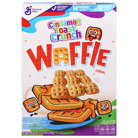 Cinnamon Toast Crunch Waffle Cereal 11.6 oz - 12 Pack