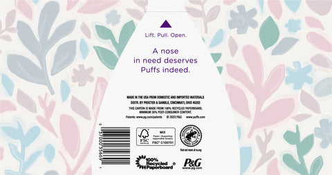 Puffs Facial Tissue Extra Strong Design 124 CT