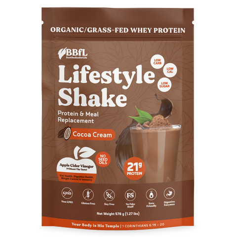BBfL BBfL Meal Replacement Protein Shakes,  (15 Servings, Cocoa Cream) - 1.01 LB 6 Pack