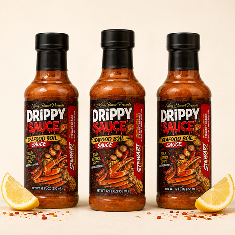 Detroit Seafood Express Cajun Seafood Boil Sauce — 3-Bottle Pack