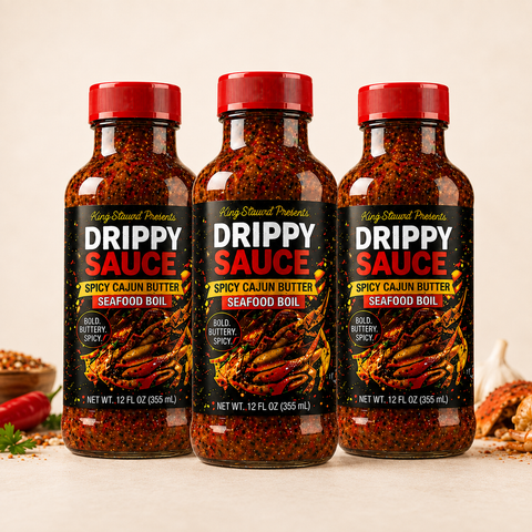 Drippy Sauce® Spicy Cajun Butter Seafood Boil Sauce