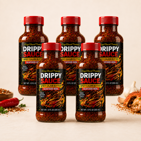 Drippy Sauce® Spicy Cajun Butter Seafood Boil Sauce