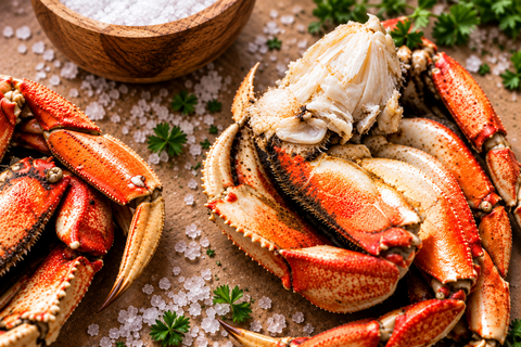 Dungeness Crab Clusters & Legs | Cooked & Frozen, 5 & 10 lb