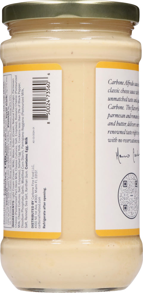 Carbone Alfredo Sauce 15 OZ