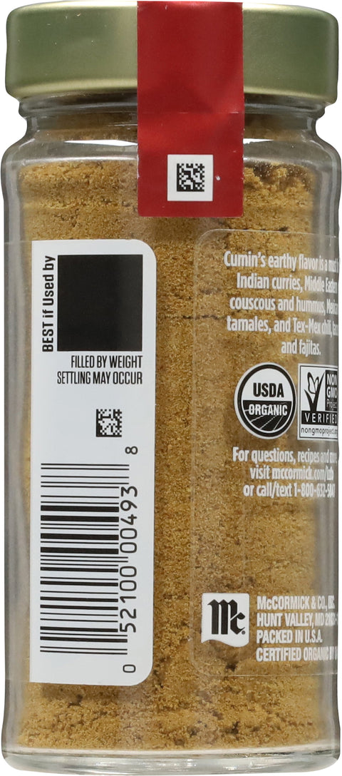 McCormick Gourmet Organic Ground Cumin - 1.5 OZ 3 Pack