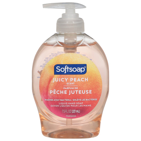 Softsoap Juicy Peach Liquid Hand Soap 7.5 fl oz - 6 Pack