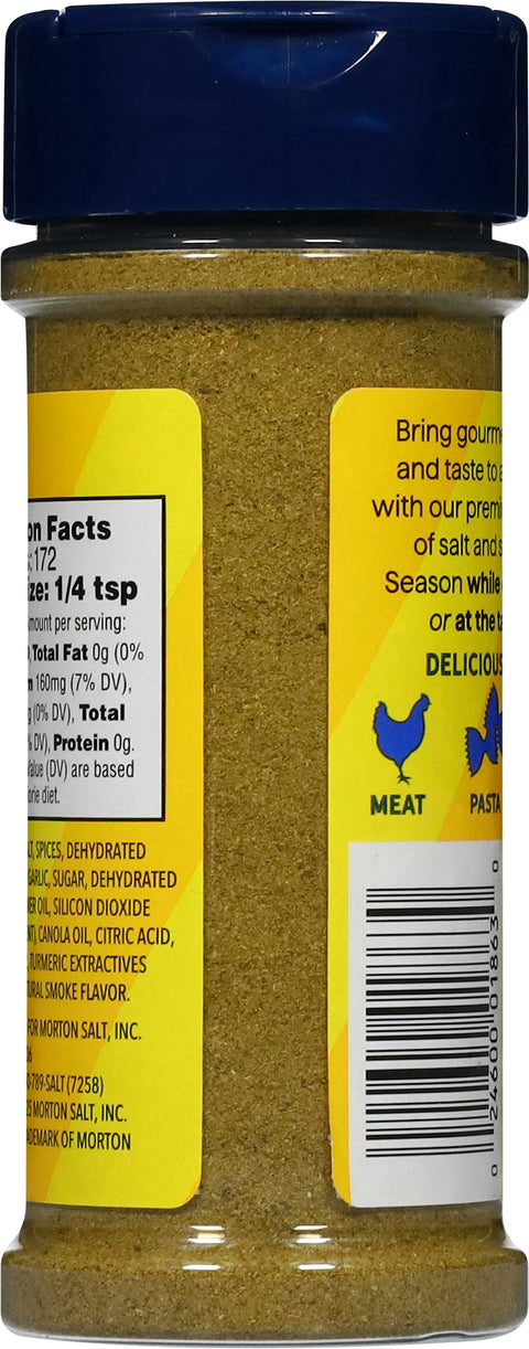 Morton Gourmet Flavored Bold & Zesty Roasted Garlic & Herb Salt 4.4 oz