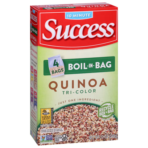 Success Quinoa Tri-Color Boil In Bag 12 OZ