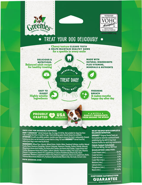 Greenies Original Regular Dental Treats 6 OZ