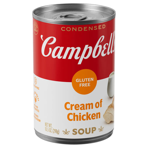 Campbell's Red And White Soup Gluten Free Cream of Chicken 10.5 OZ