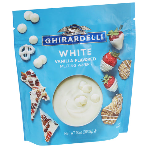 Ghiradelli White Vanilla Melting Wafers  10 OZ