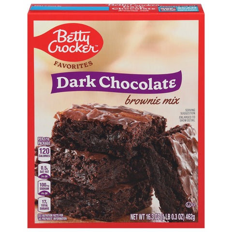 Betty Crocker Dark Chocolate Brownie Mix 16.3 OZ