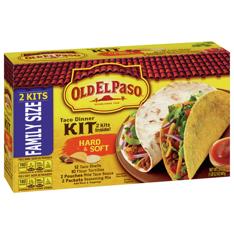 Old El Paso Dinner Kit Hard And Soft Shells 21.2 OZ