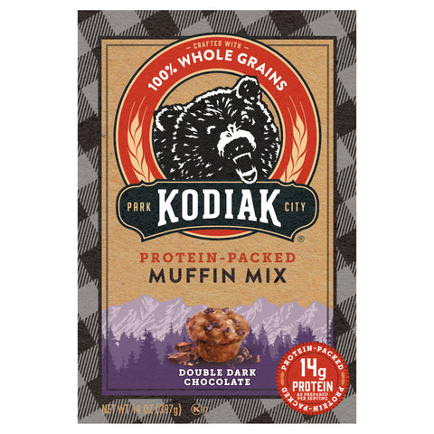 Kodiak Cakes Double Dark Chocolate Muffin Mix 14 OZ