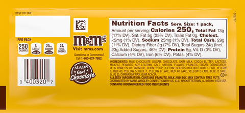 M&M's Peanut 1.74 OZ