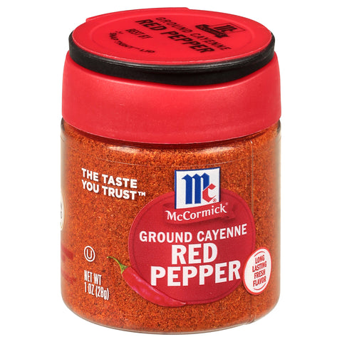 McCormick Ground Cayenne Red Pepper - 1 OZ 6 Pack