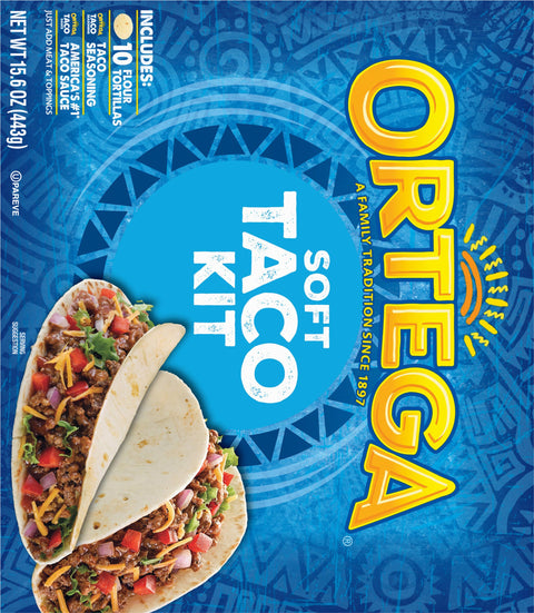 Ortega Soft Taco Kit 15.6 OZ