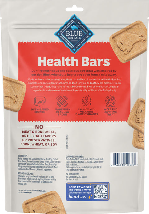 Blue Buffalo Health Bars Bacon Egg & Cheese Dog Treats 16 OZ