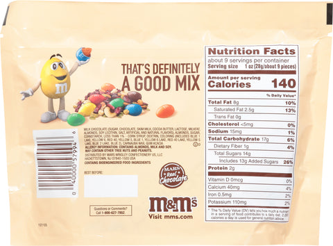 M&M'S Almond Milk Chocolate Candy, Sharing Size, 8.6 Resealable Bag