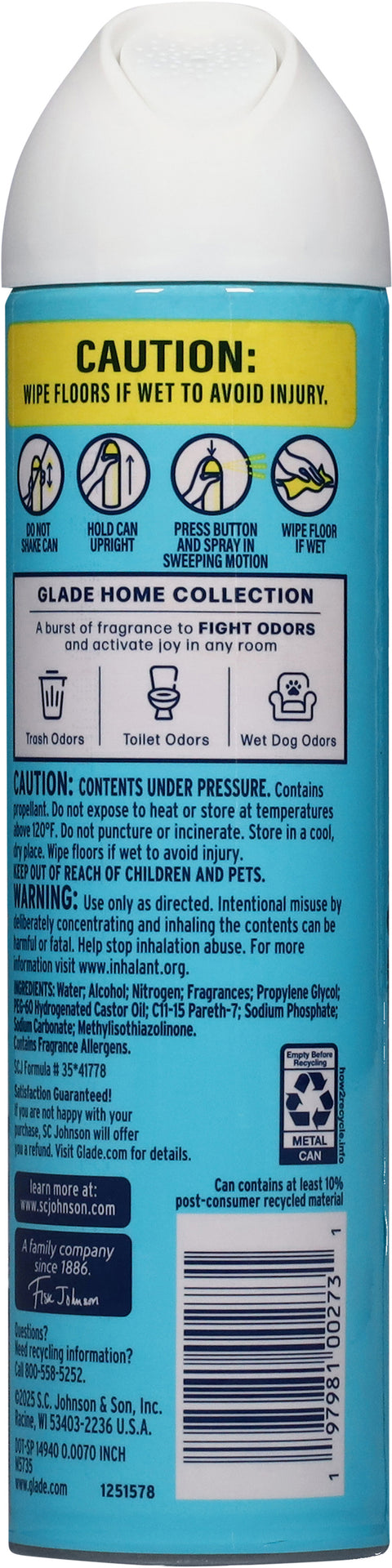 Glade Sea Waves Air Freshener 7.3 oz