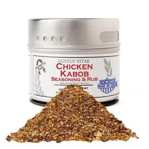 Gustus Vitae Chicken Kabob Seasoning - 1.5 OZ 8 Pack