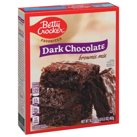 Betty Crocker Dark Chocolate Brownie Mix 16.3 OZ