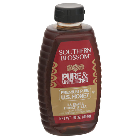 Southern Blossom Pure & Unfiltered Honey 16 oz