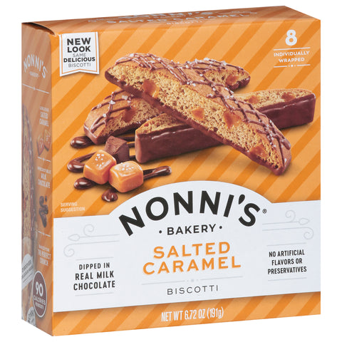 Nonni's Biscotti Salted Caramel 6.72 OZ