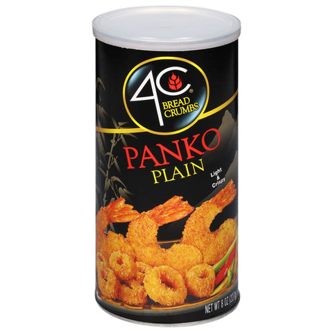 4C Bread Crumbs Canister Panko Plain 8 OZ