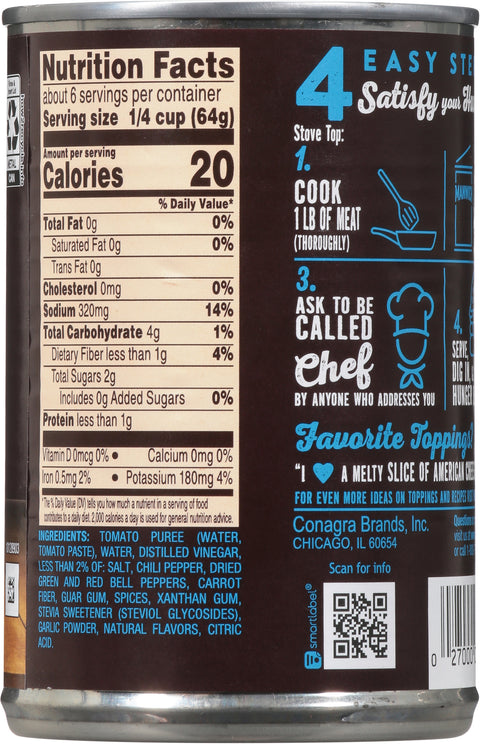 Manwich No Sugar Added Original Sloppy Joe Sauce 15 oz