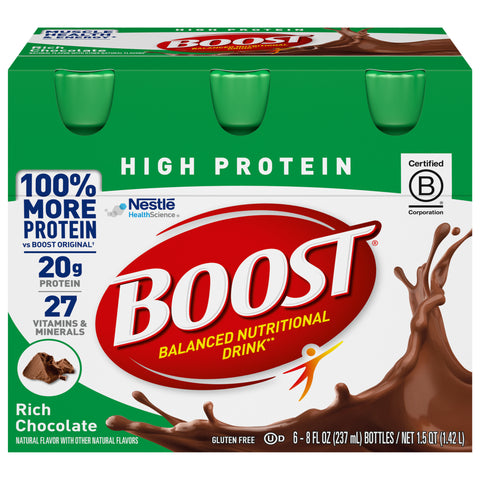 Boost Drinks High Protein Chocolate 48 FZ