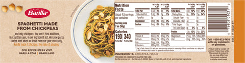Barilla Spaghetti Chickpea 8.8 OZ