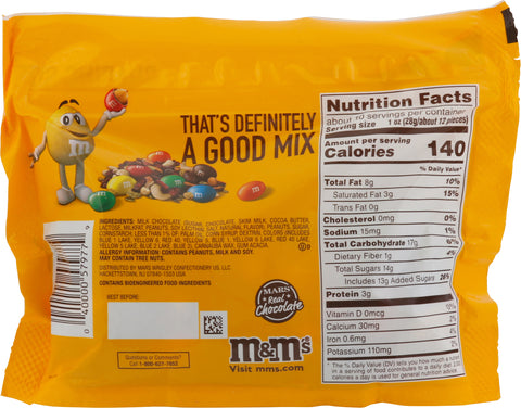 M&M's Peanut Chocolate Candies Sharing Size 10.05 oz