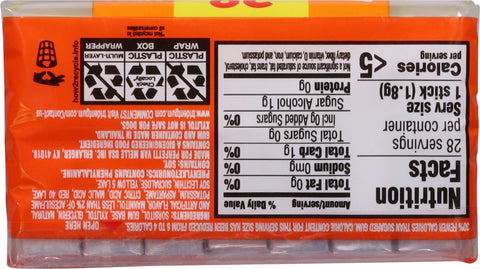 Trident Sugar Free Tropical Twist Gum Mega Pack 28 ea