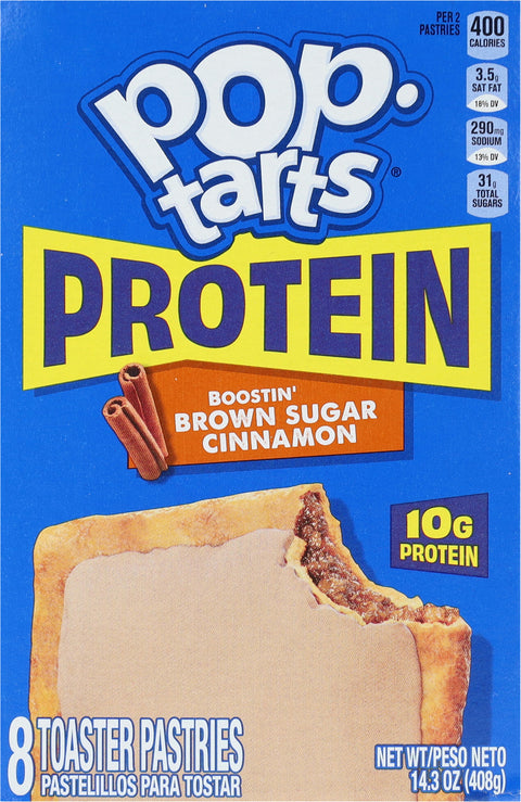 Pop-Tarts Protein Boostin' Brown Sugar Cinnamon Toaster Pastries 8 Each