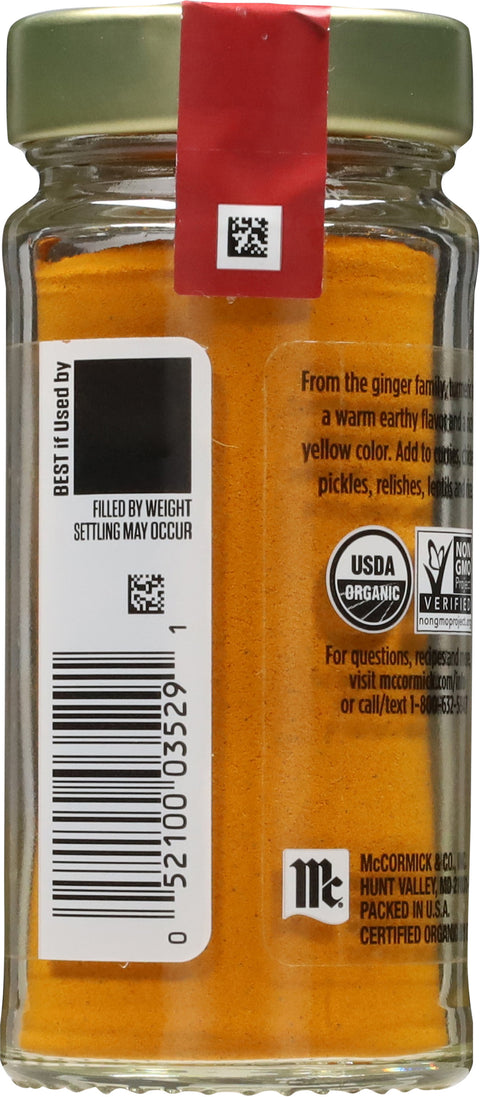 McCormick Gourmet Ground Tumeric - 1.37 OZ 3 Pack