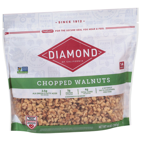 Diamond Chopped Walnuts 14 OZ