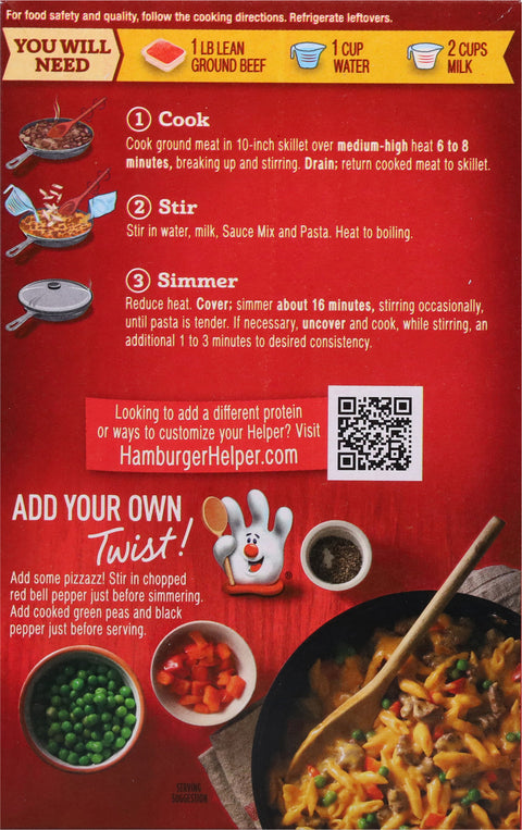 Hamburger Helper Three Cheese 6 OZ